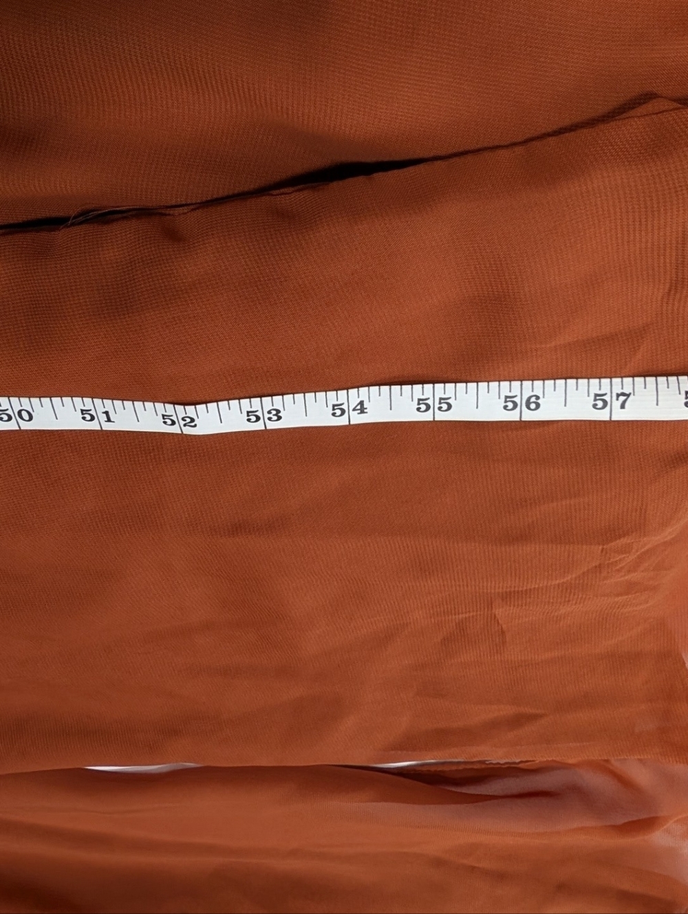 One-Shoulder Rust Colored Dress - Picture 8 of 12